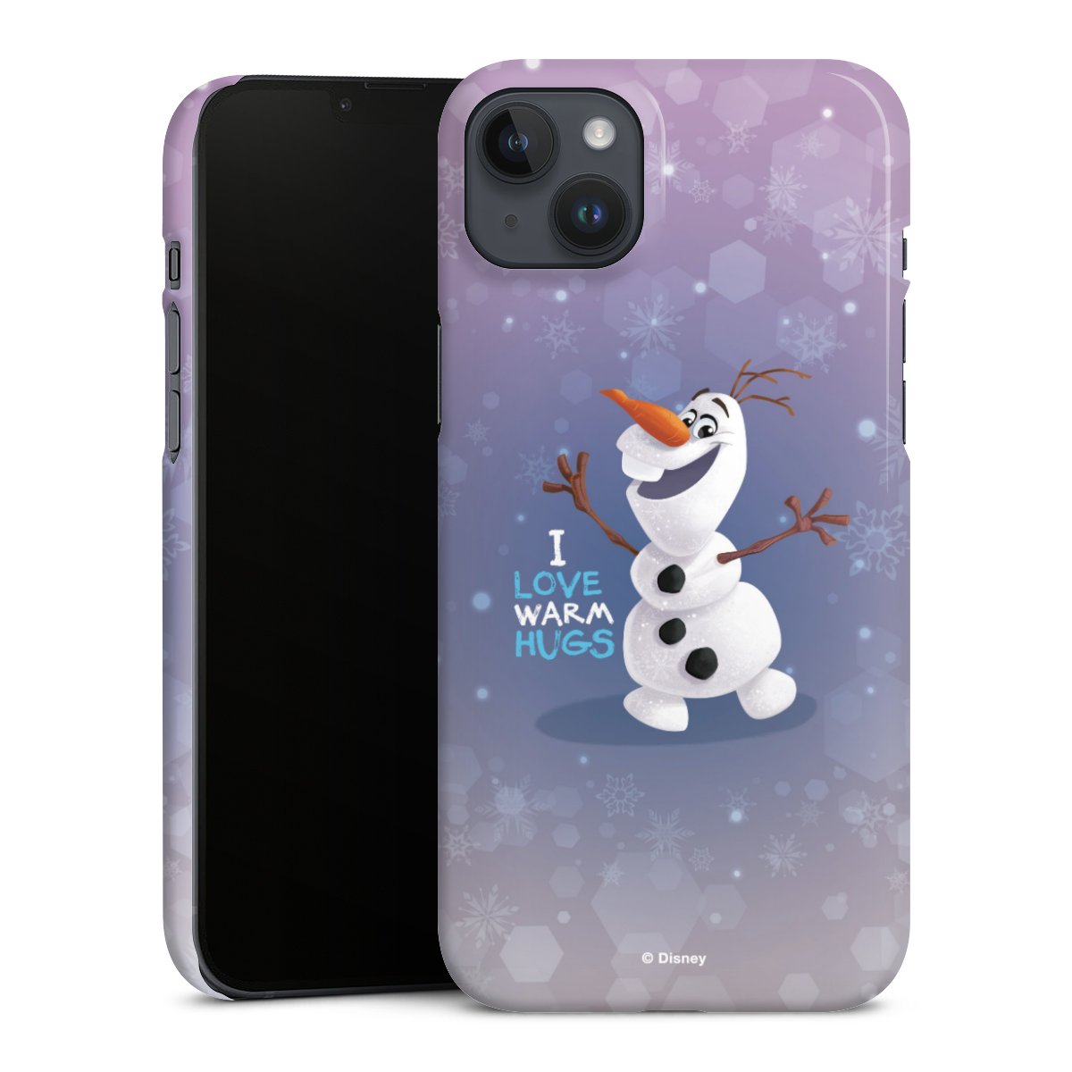 iPhone 14 Plus Handy Premium Case Smartphone Handyhülle Schutzhülle glänzend Frozen Olaf Frozen Official Licensed Product Premium Case