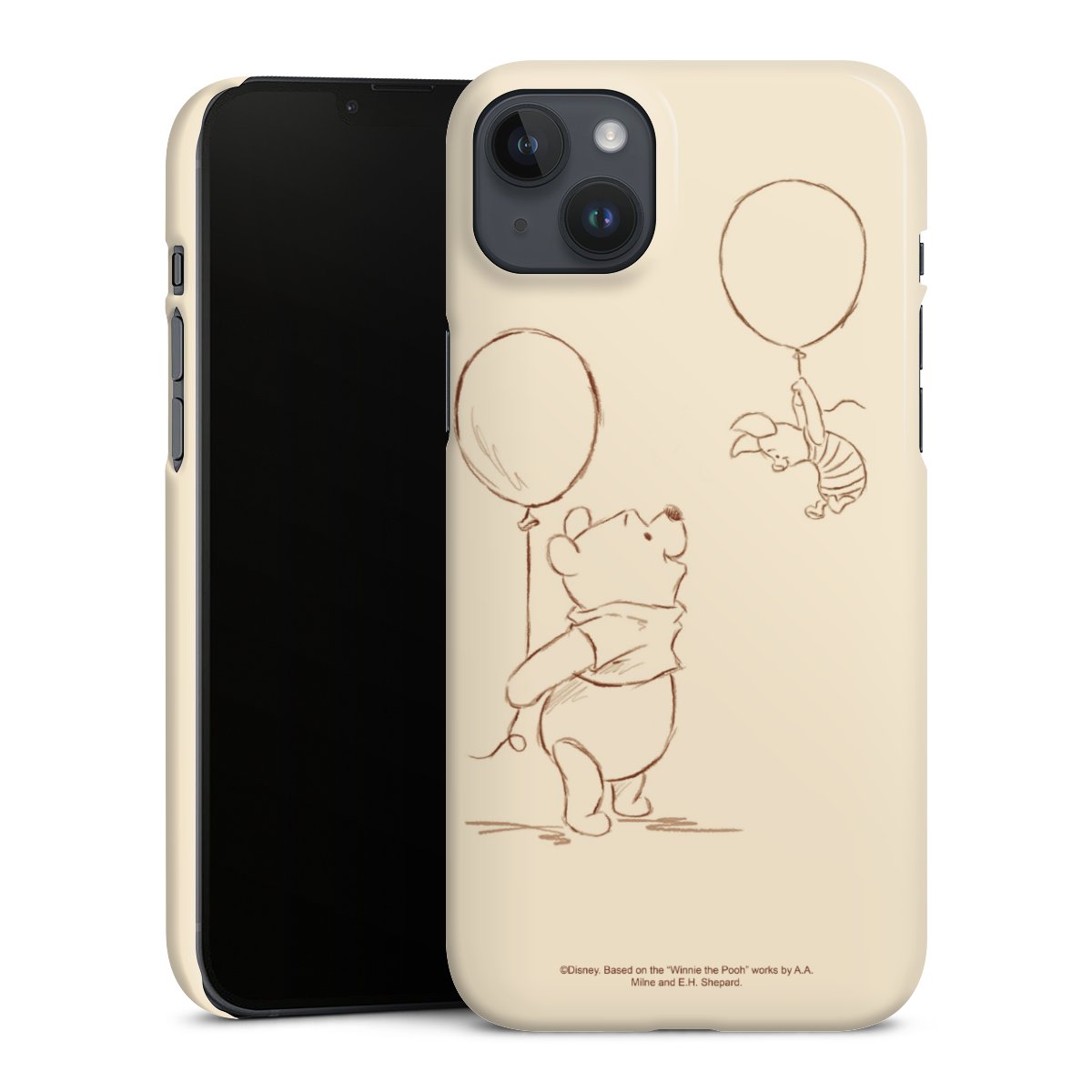 iPhone 14 Plus Handy Premium Case Smartphone Handyhülle Schutzhülle glänzend Winnie The Pooh Official Licensed Product Disney Premium Case