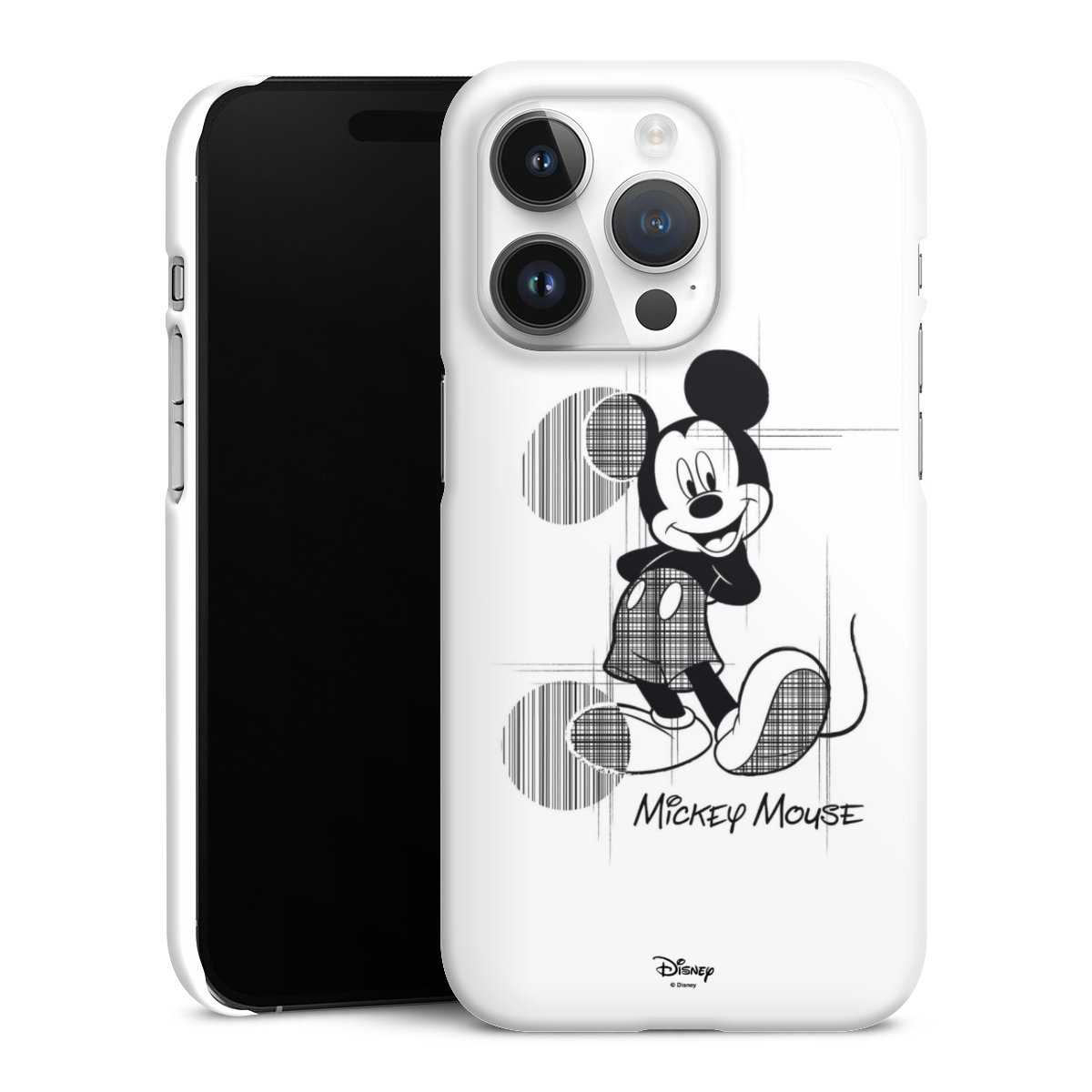 iPhone 14 Pro Handy Premium Case Smartphone Handyhülle Schutzhülle glänzend Disney Official Licensed Product Mickey Mouse Premium Case