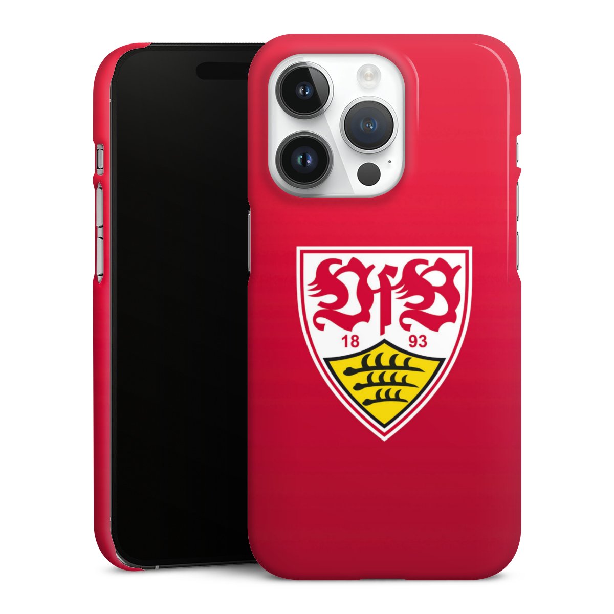 iPhone 14 Pro Handy Premium Case Smartphone Handyhülle Schutzhülle glänzend Official Licensed Product Vfb Stuttgart Premium Case