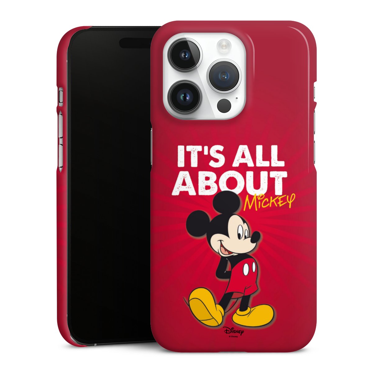 iPhone 14 Pro Handy Premium Case Smartphone Handyhülle Schutzhülle glänzend Mouse Disney Official Licensed Product Premium Case