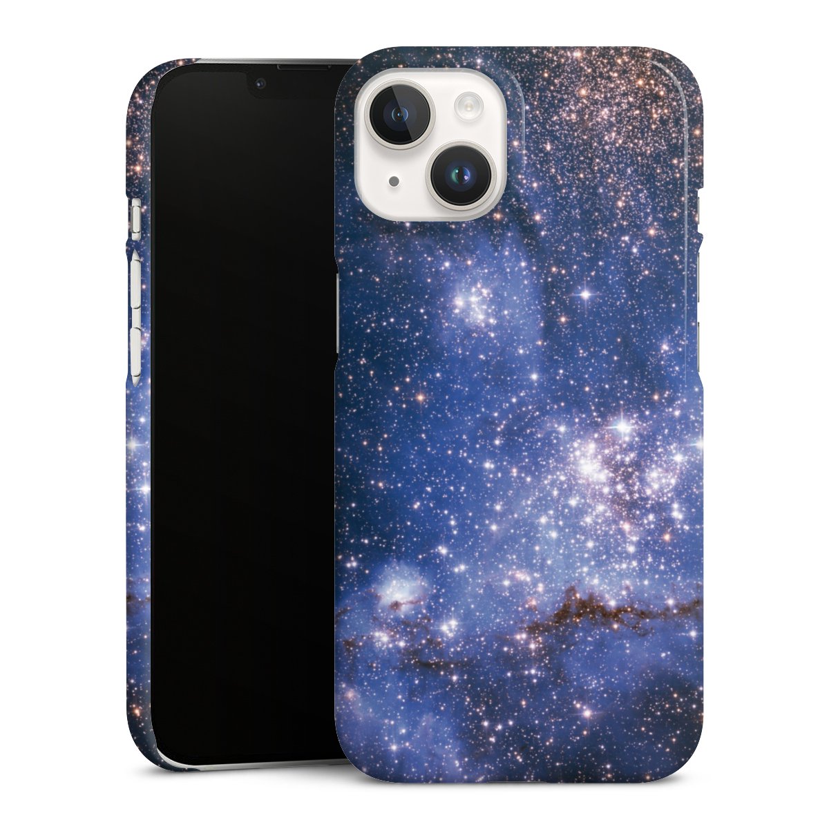 iPhone 14 Handy Premium Case Smartphone Handyhülle Schutzhülle glänzend Weltall Galaxy Weltraum Premium Case