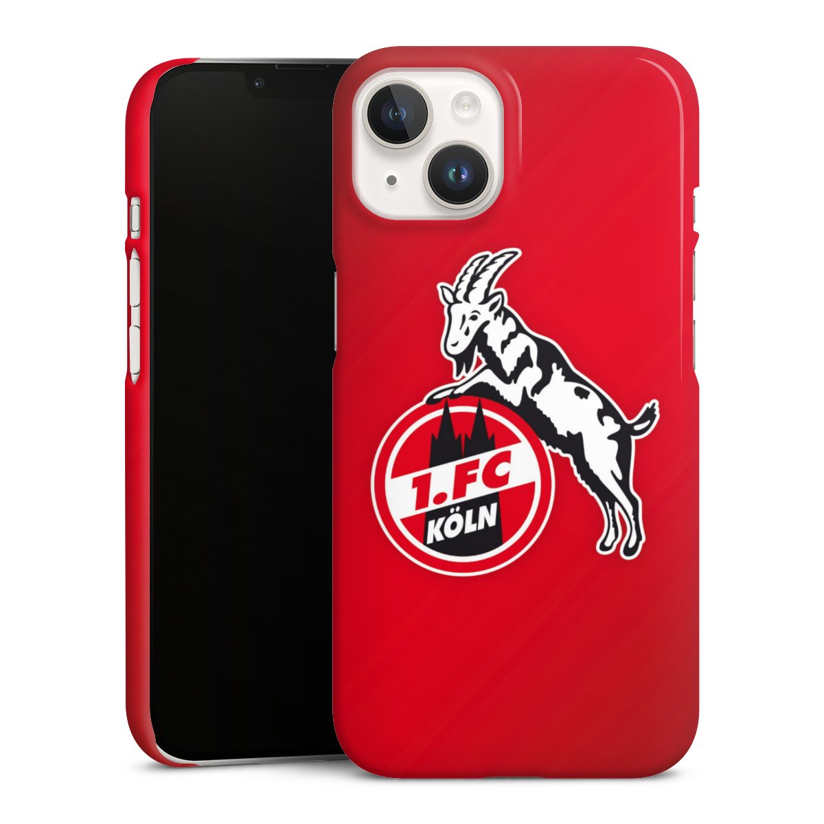 iPhone 14 Handy Premium Case Smartphone Handyhülle Schutzhülle glänzend Official Licensed Product Effzeh 1. Fc Köln Premium Case