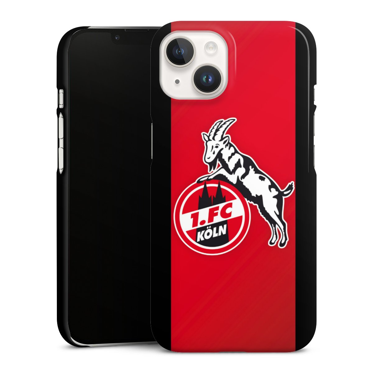 iPhone 14 Handy Premium Case Smartphone Handyhülle Schutzhülle glänzend Official Licensed Product Billy Goat Hennes 1. Fc Köln Premium Case