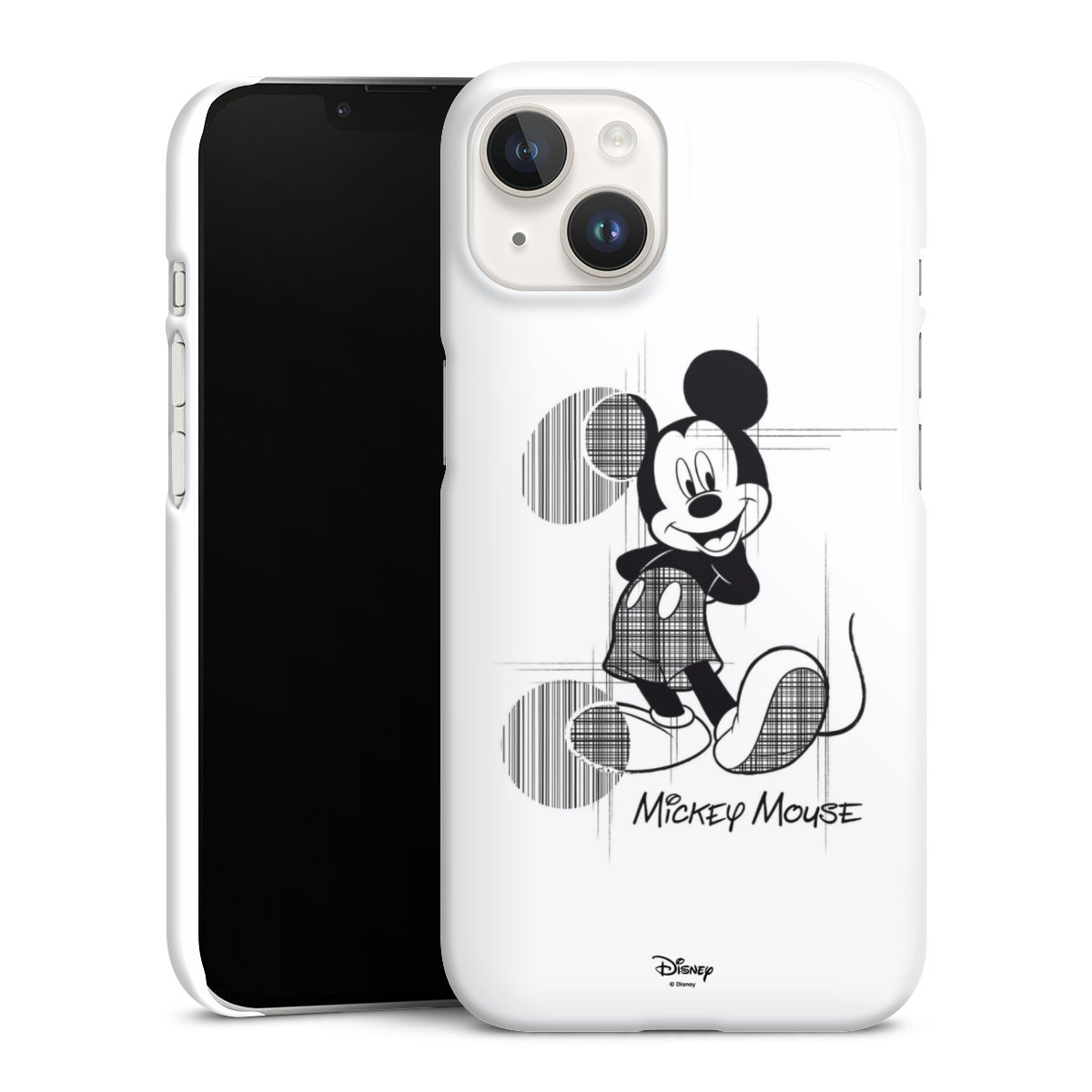 iPhone 14 Handy Premium Case Smartphone Handyhülle Schutzhülle glänzend Disney Official Licensed Product Mickey Mouse Premium Case