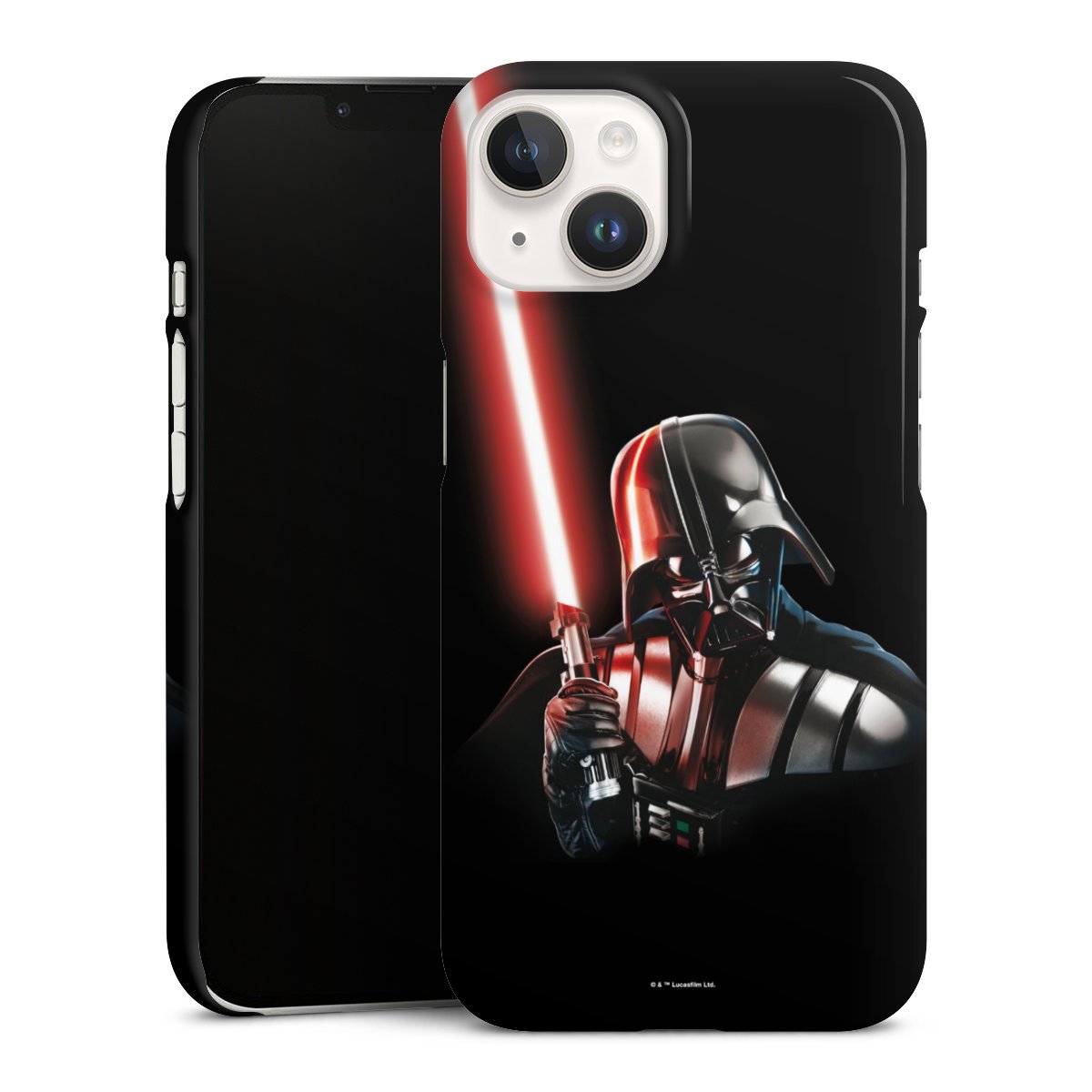 iPhone 14 Handy Premium Case Smartphone Handyhülle Schutzhülle glänzend Star Wars Merchandise Darth Vader Premium Case