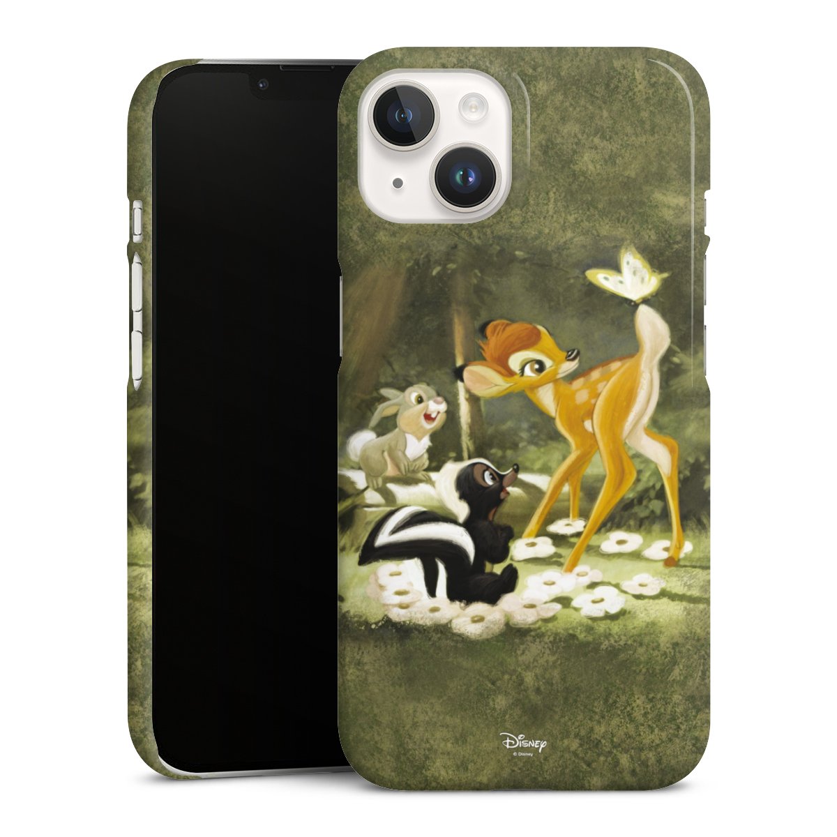 iPhone 14 Handy Premium Case Smartphone Handyhülle Schutzhülle glänzend Disney Official Licensed Product Bambi Premium Case