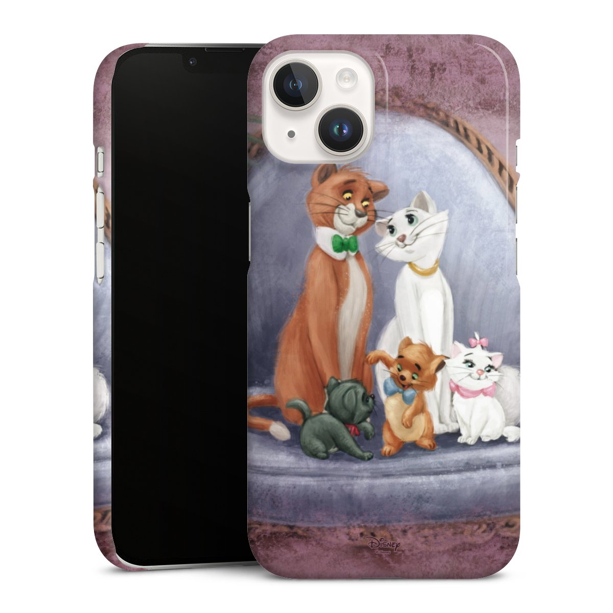 iPhone 14 Handy Premium Case Smartphone Handyhülle Schutzhülle glänzend Official Licensed Product Disney Aristocats Premium Case