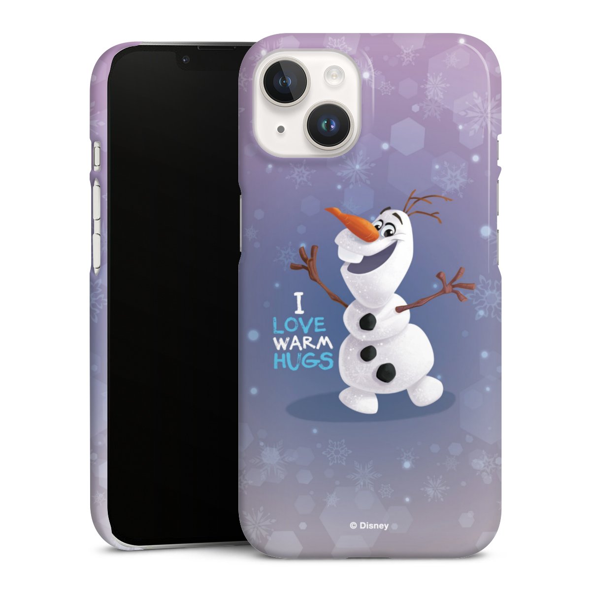 iPhone 14 Handy Premium Case Smartphone Handyhülle Schutzhülle glänzend Frozen Frozen Olaf Official Licensed Product Premium Case