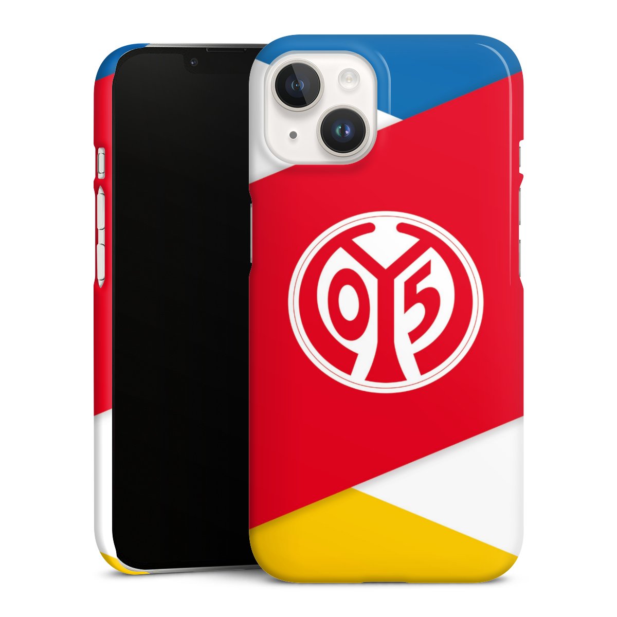 iPhone 14 Handy Premium Case Smartphone Handyhülle Schutzhülle glänzend Official Licensed Product Soccer 1. Fsv Mainz 05 E.V. Premium Case