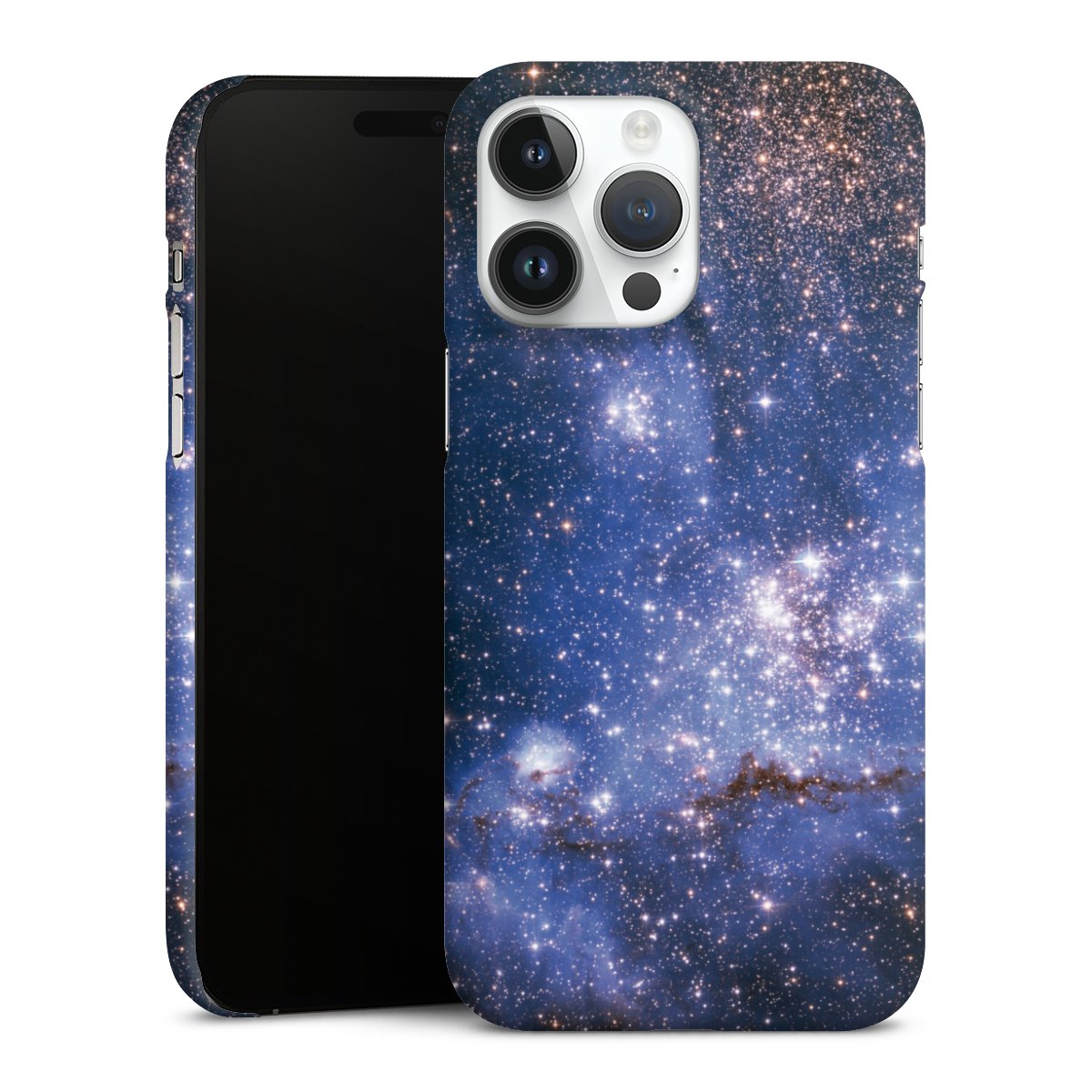 iPhone 14 Pro Max Handy Premium Case Smartphone Handyhülle Schutzhülle matt Weltall Galaxy Weltraum Premium Case