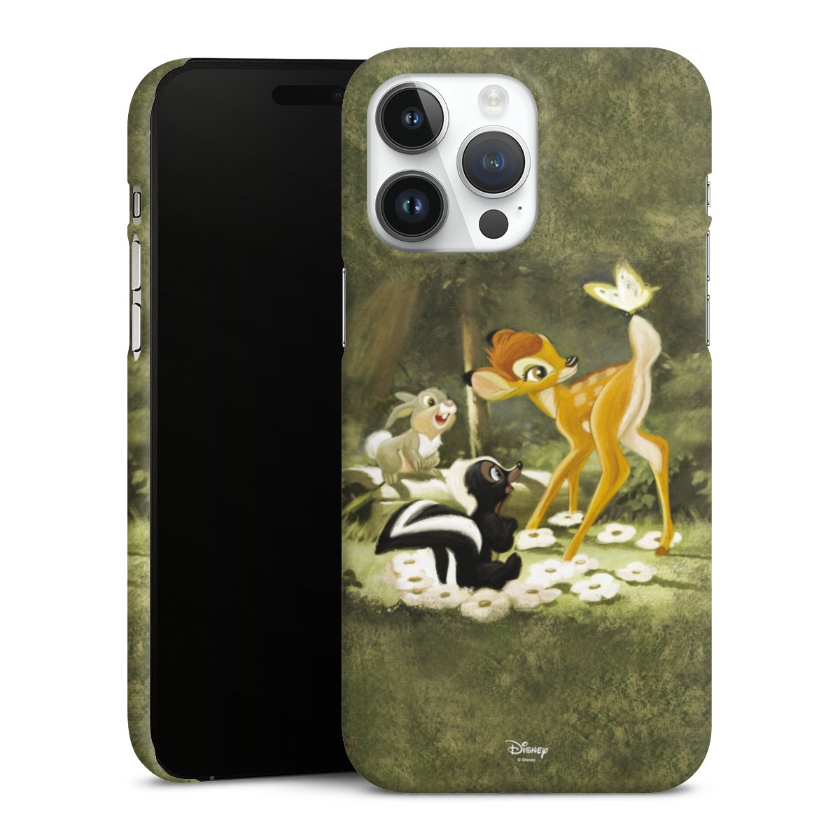 iPhone 14 Pro Max Handy Premium Case Smartphone Handyhülle Schutzhülle matt Disney Official Licensed Product Bambi Premium Case