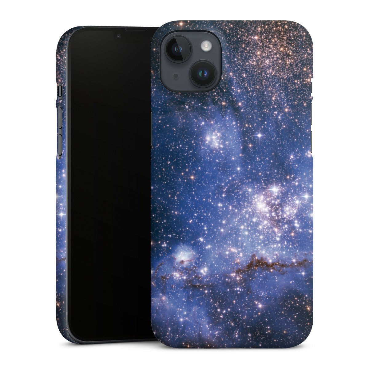 iPhone 14 Plus Handy Premium Case Smartphone Handyhülle Schutzhülle matt Weltall Galaxy Weltraum Premium Case