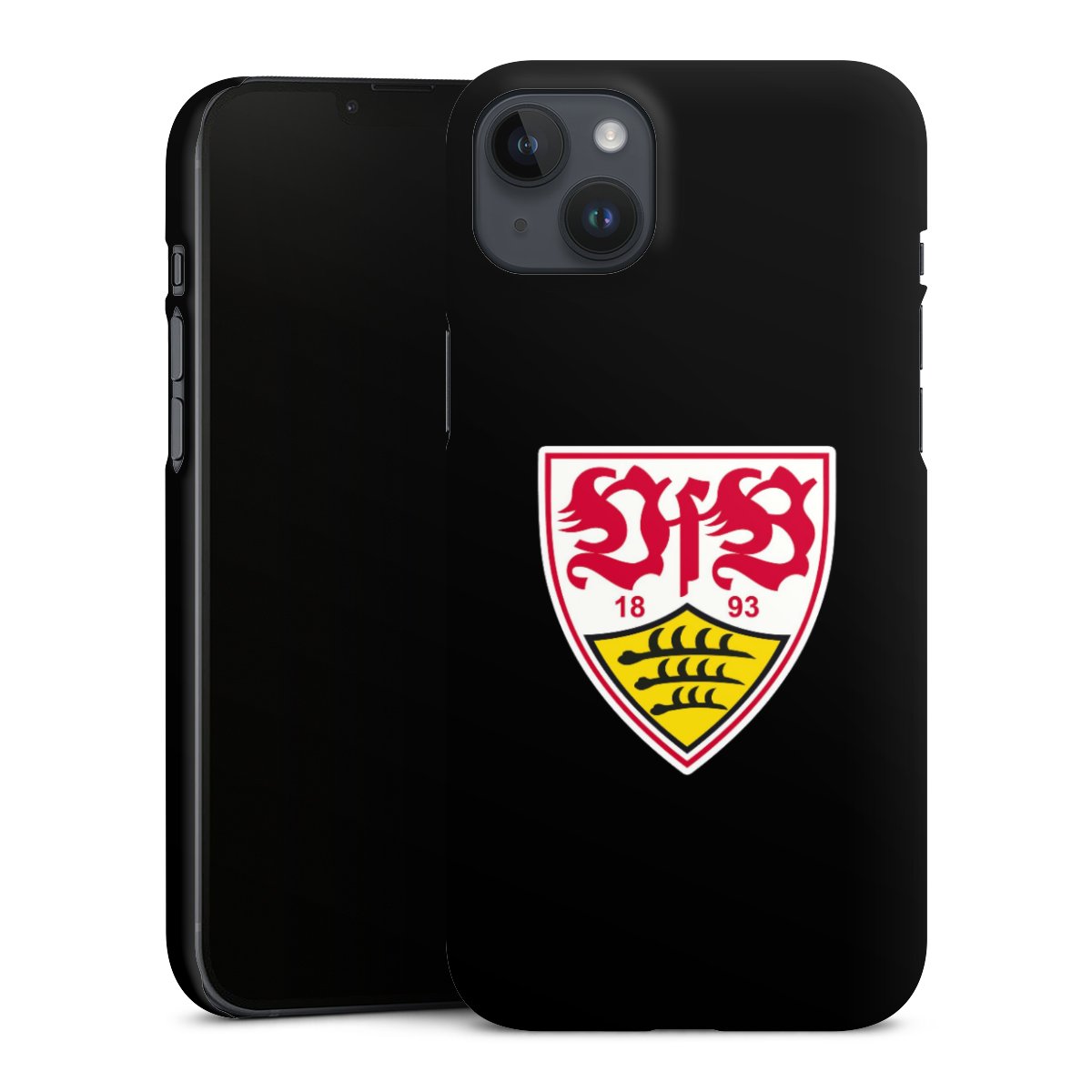 iPhone 14 Plus Handy Premium Case Smartphone Handyhülle Schutzhülle matt Vfb Stuttgart Official Licensed Product Coat Of Arms Premium Case