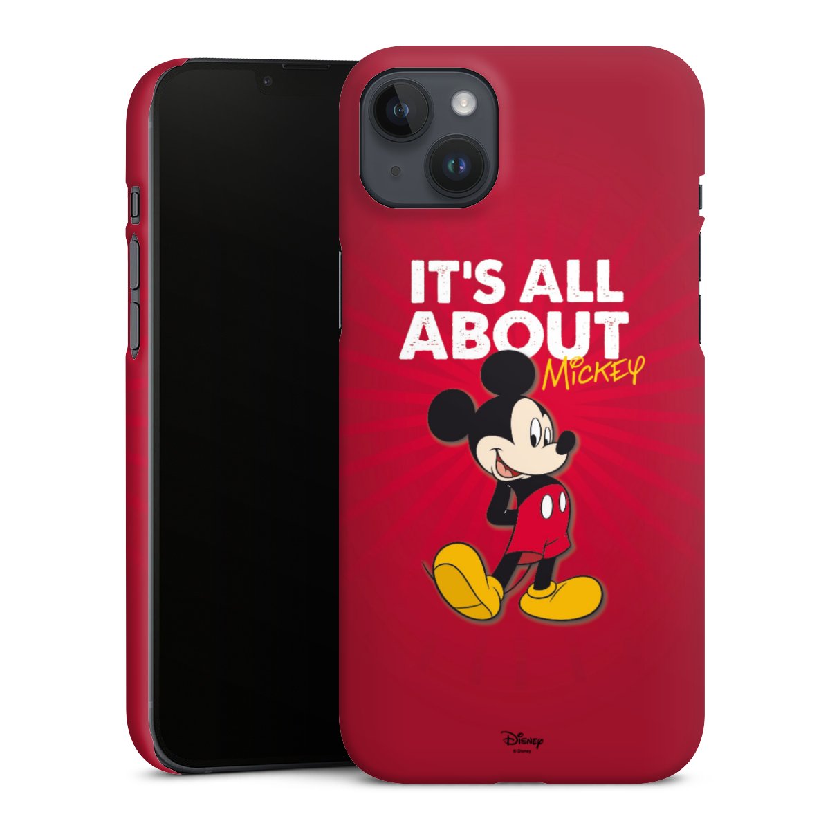 iPhone 14 Plus Handy Premium Case Smartphone Handyhülle Schutzhülle matt Mouse Disney Official Licensed Product Premium Case