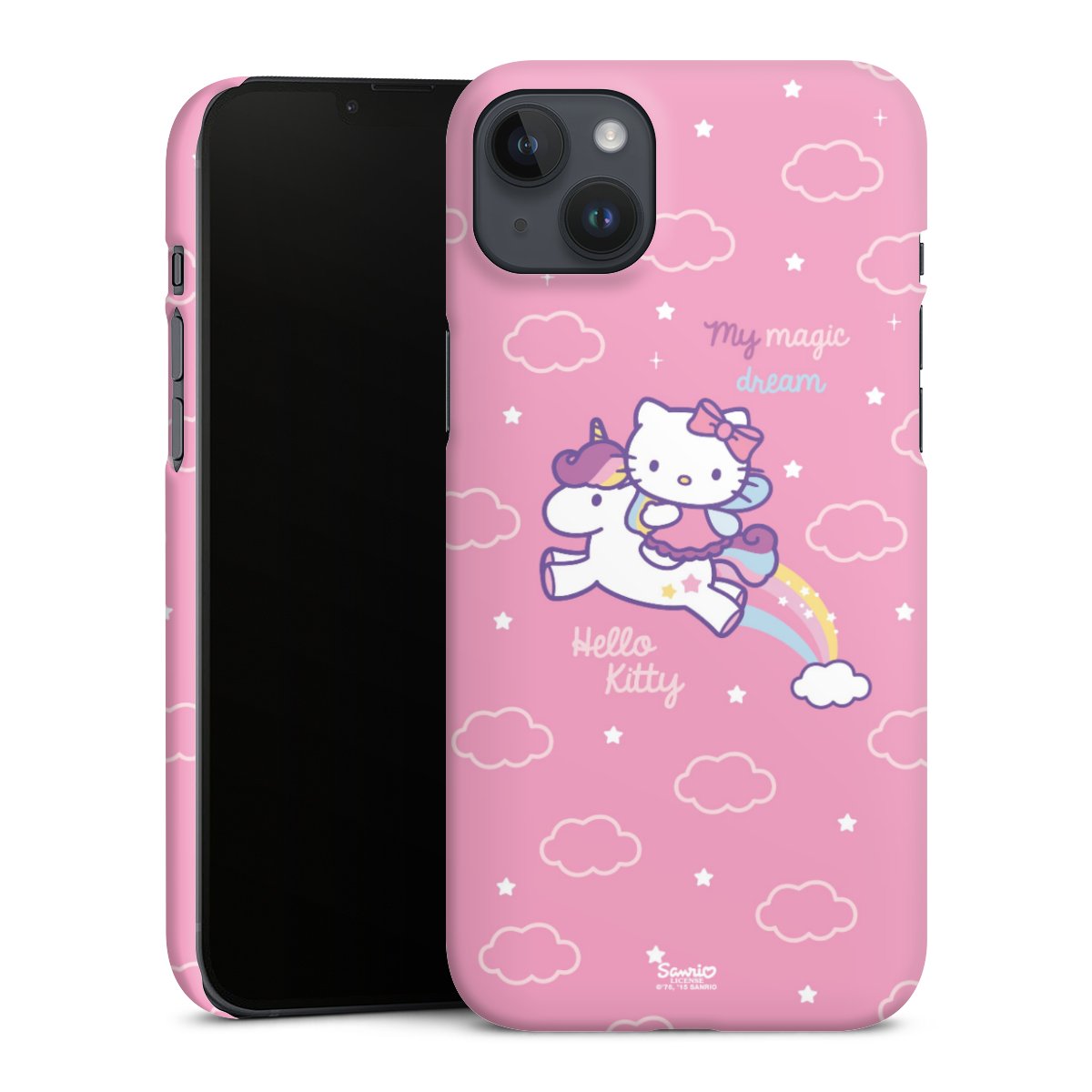 iPhone 14 Plus Handy Premium Case Smartphone Handyhülle Schutzhülle matt Einhorn Official Licensed Product Hello Kitty Premium Case