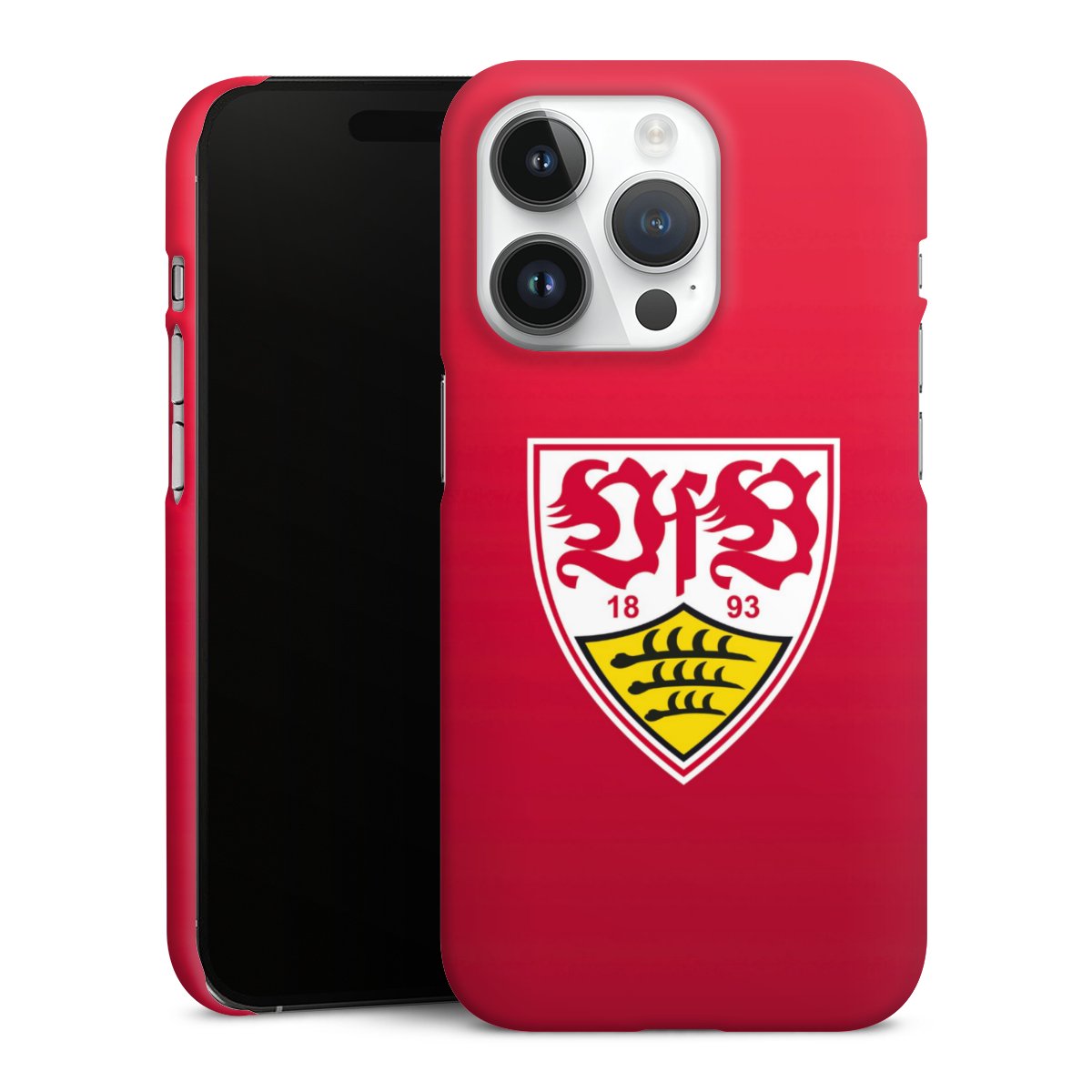 iPhone 14 Pro Handy Premium Case Smartphone Handyhülle Schutzhülle matt Official Licensed Product Vfb Stuttgart Premium Case