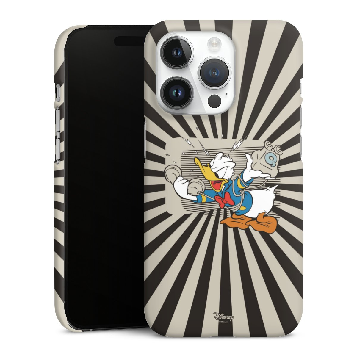 iPhone 14 Pro Handy Premium Case Smartphone Handyhülle Schutzhülle matt Donald Duck Disney Official Licensed Product Premium Case