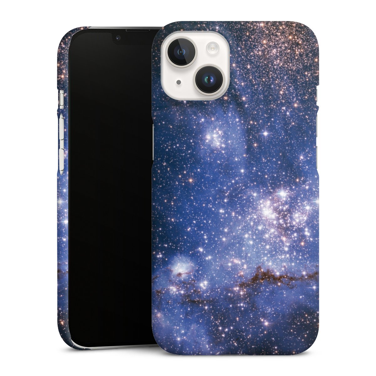 iPhone 14 Handy Premium Case Smartphone Handyhülle Schutzhülle matt Weltall Galaxy Weltraum Premium Case