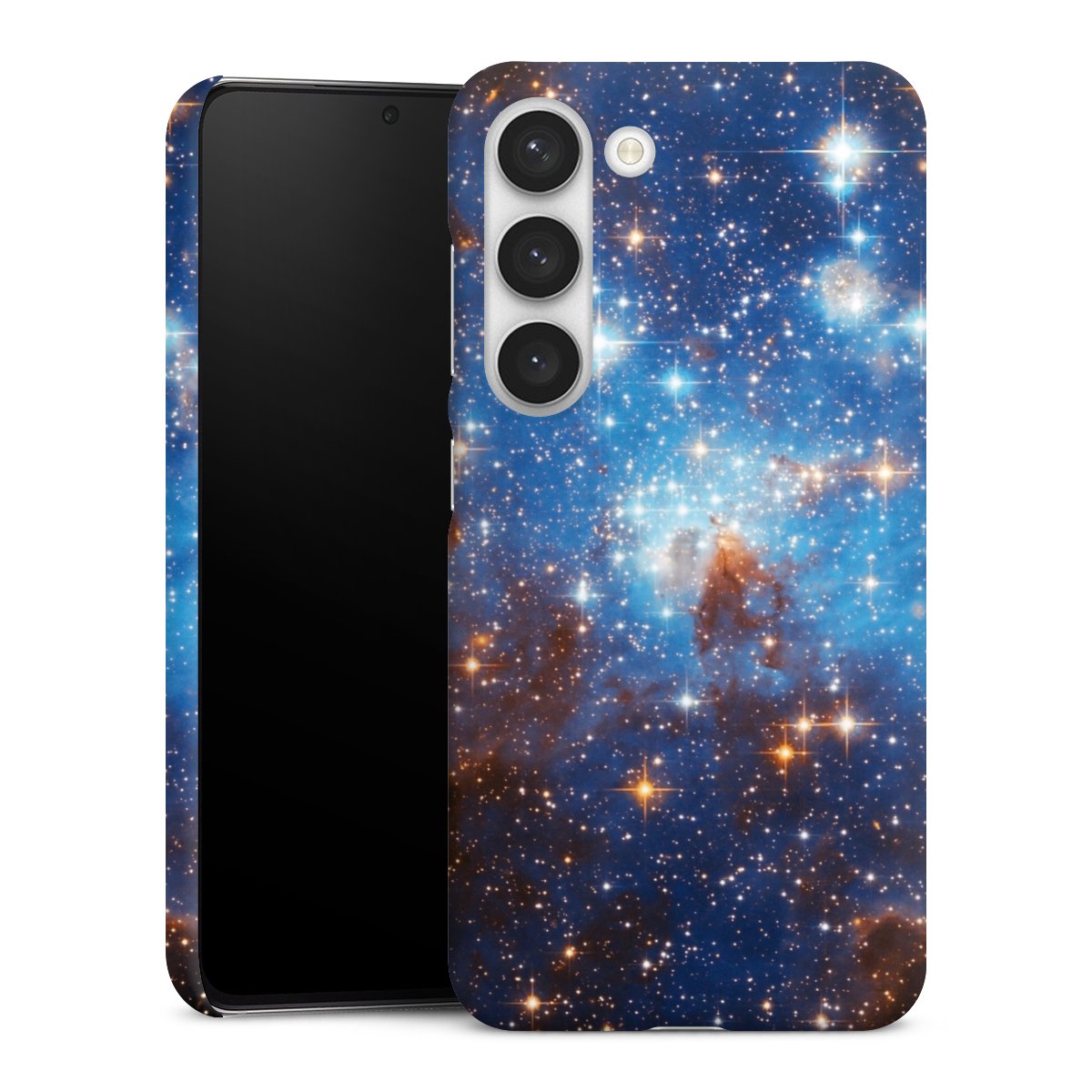 Galaxy S23 Handy Premium Case Smartphone Handyhülle Schutzhülle matt Star Weltall Galaxy Premium Case