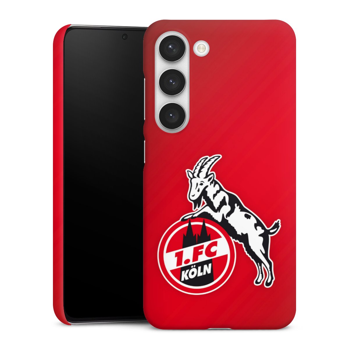 Galaxy S23 Handy Premium Case Smartphone Handyhülle Schutzhülle matt Official Licensed Product Effzeh 1. Fc Köln Premium Case