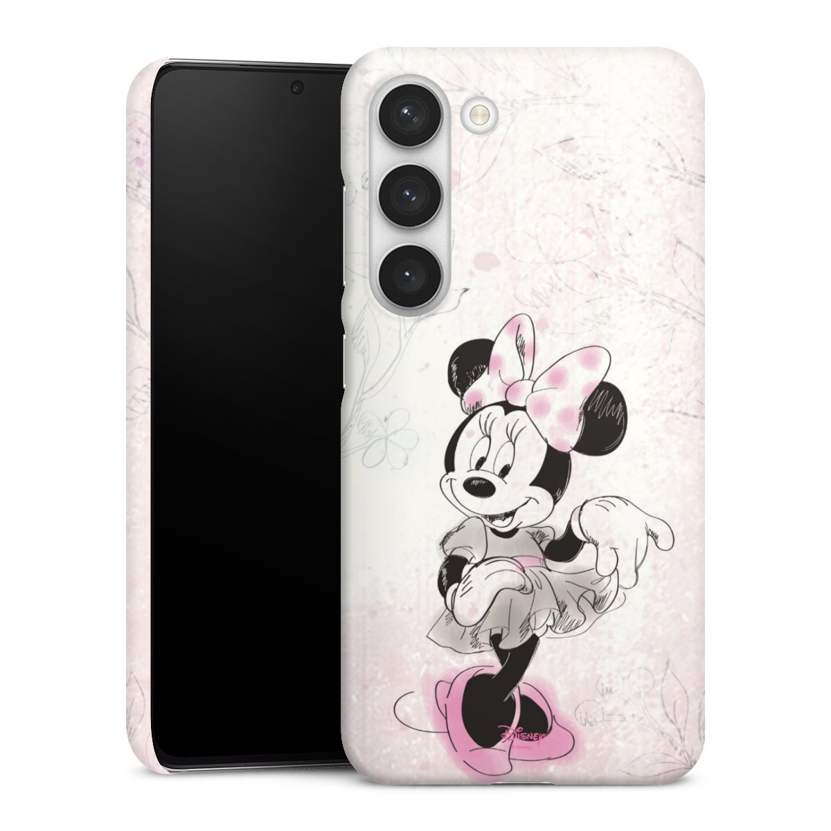 Galaxy S23 Handy Premium Case Smartphone Handyhülle Schutzhülle matt Disney Minnie Mouse Vintage Premium Case