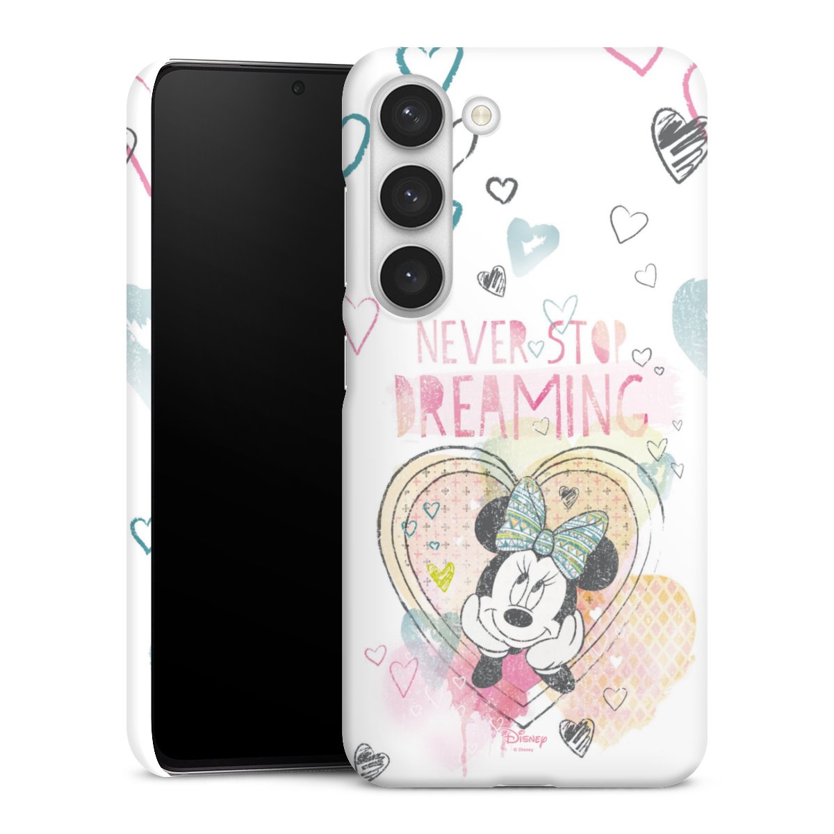 Galaxy S23 Handy Premium Case Smartphone Handyhülle Schutzhülle matt Disney Official Licensed Product Minnie Mouse Premium Case