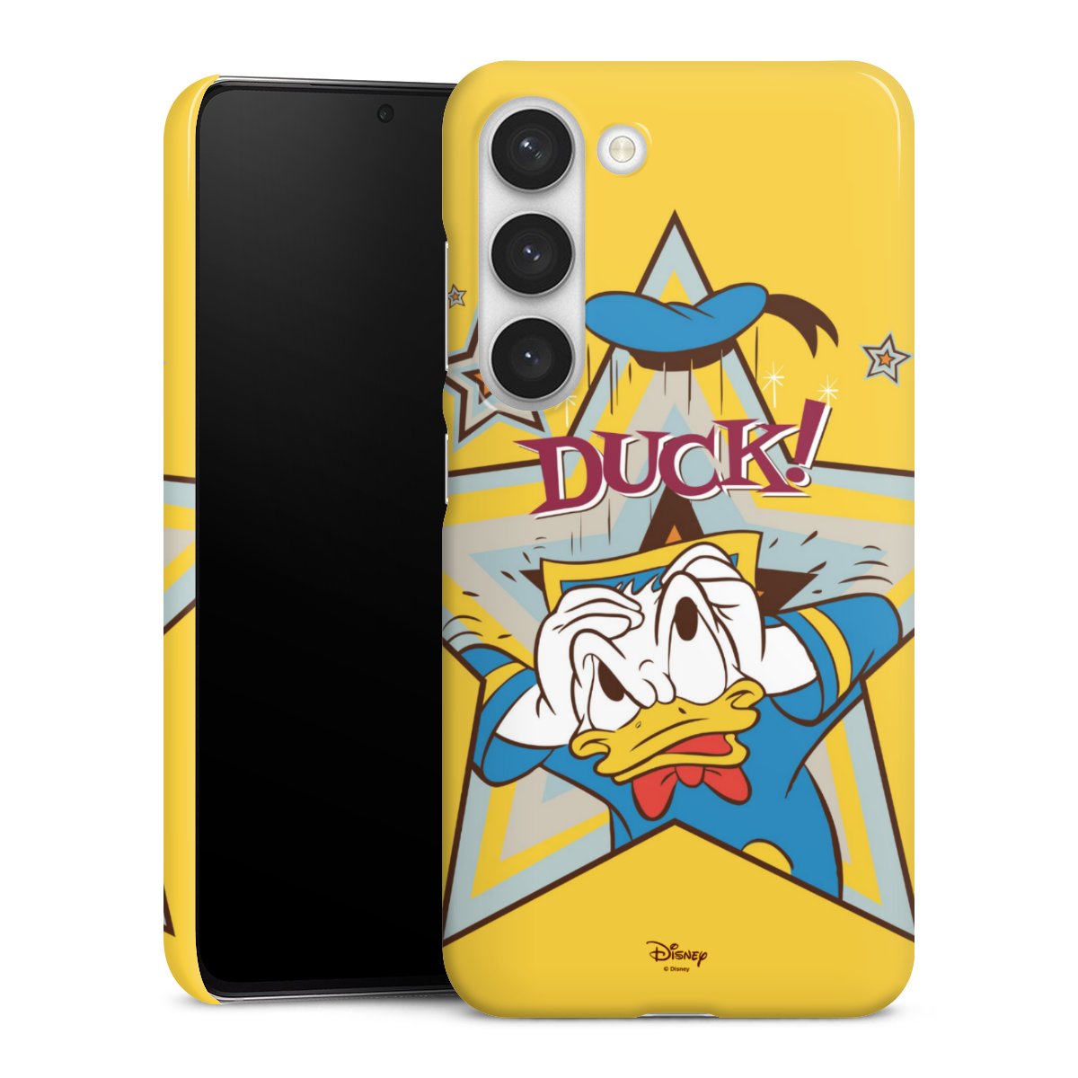 Galaxy S23 Handy Premium Case Smartphone Handyhülle Schutzhülle glänzend Official Licensed Product Donald Duck Disney Premium Case