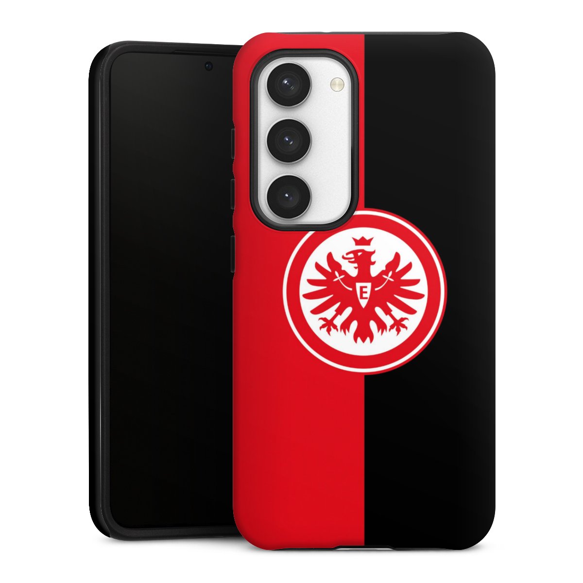 Galaxy S23 Handy Panzer Handyhülle robuste Outdoor Hülle Schutzhülle matt Official Licensed Product Eintracht Frankfurt Sge Tough Case