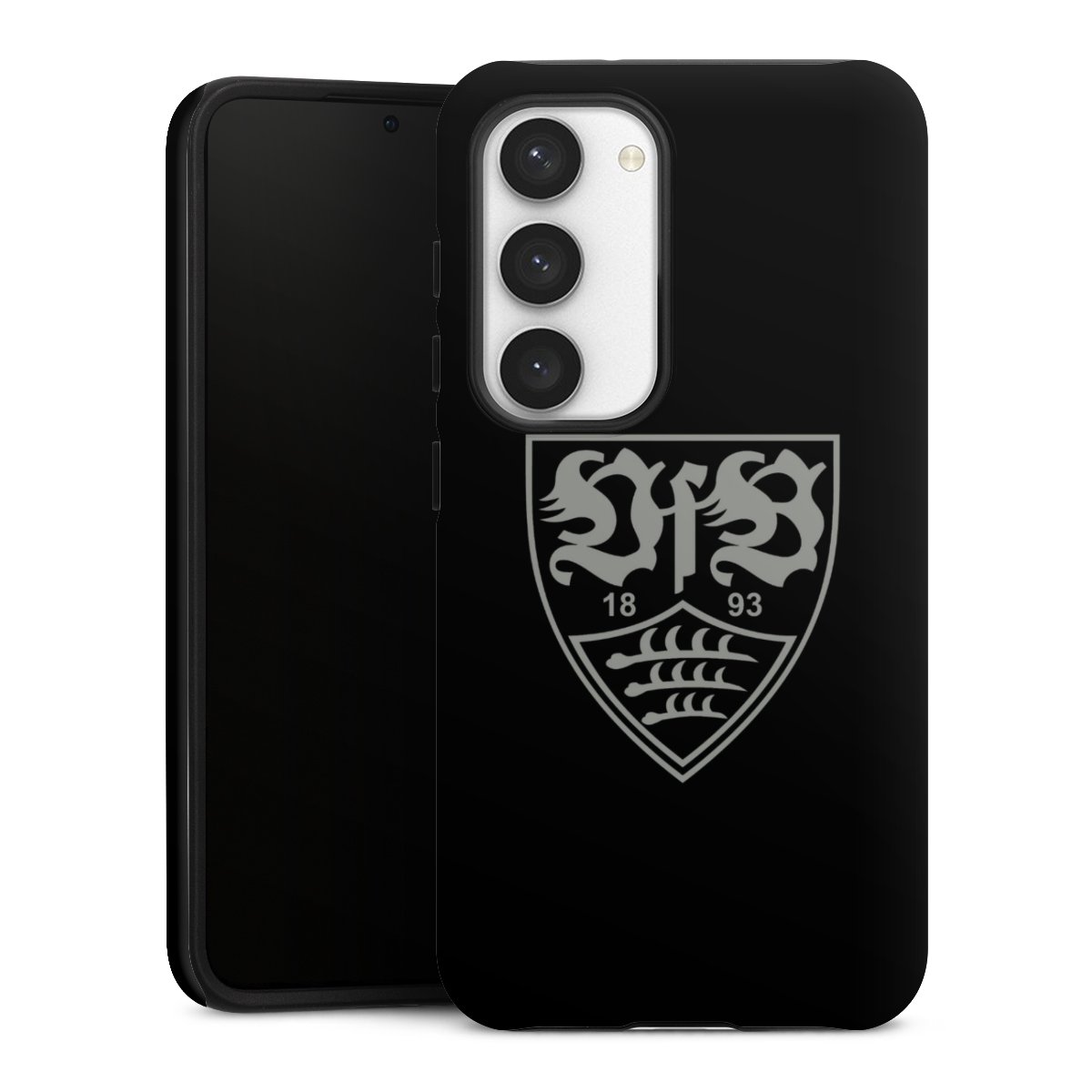 Galaxy S23 Handy Panzer Handyhülle robuste Outdoor Hülle Schutzhülle matt Official Licensed Product Vfb Stuttgart Tough Case