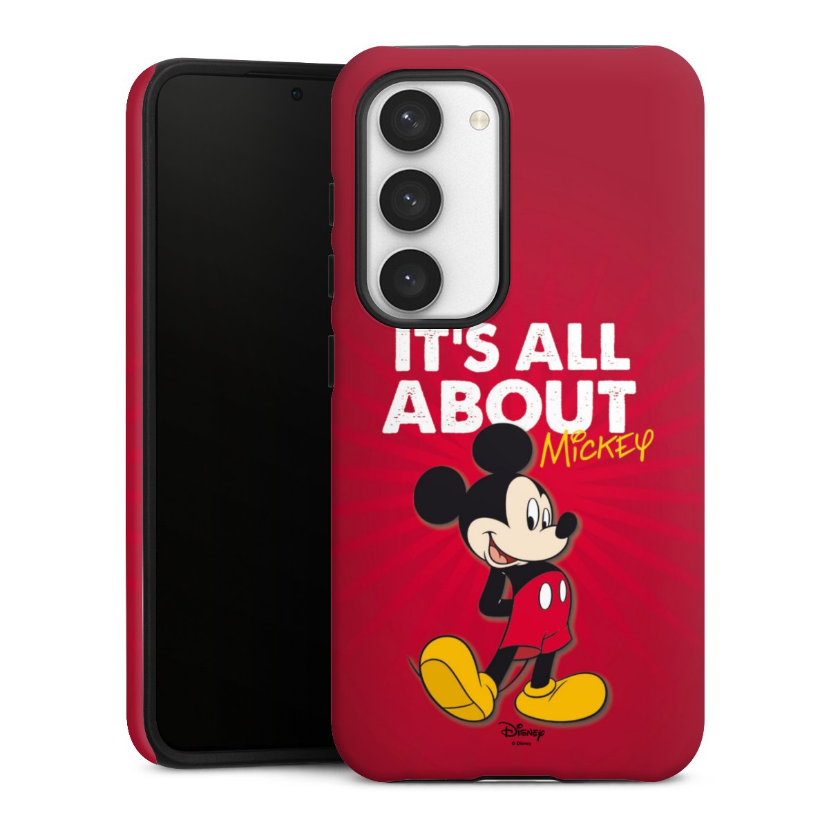 Galaxy S23 Handy Panzer Handyhülle robuste Outdoor Hülle Schutzhülle matt Mouse Disney Official Licensed Product Tough Case