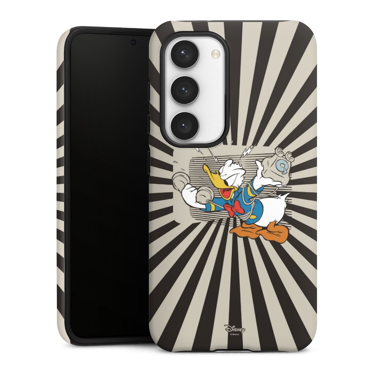 Galaxy S23 Handy Panzer Handyhülle robuste Outdoor Hülle Schutzhülle matt Donald Duck Disney Official Licensed Product Tough Case