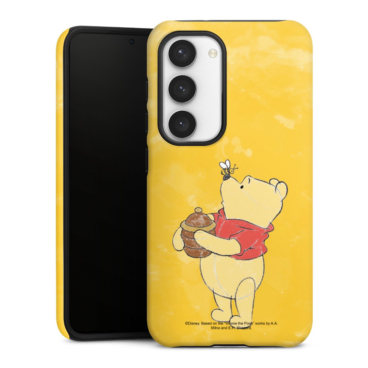 Galaxy S23 Handy Panzer Handyhülle robuste Outdoor Hülle Schutzhülle matt Official Licensed Product Winnie The Pooh Disney Tough Case