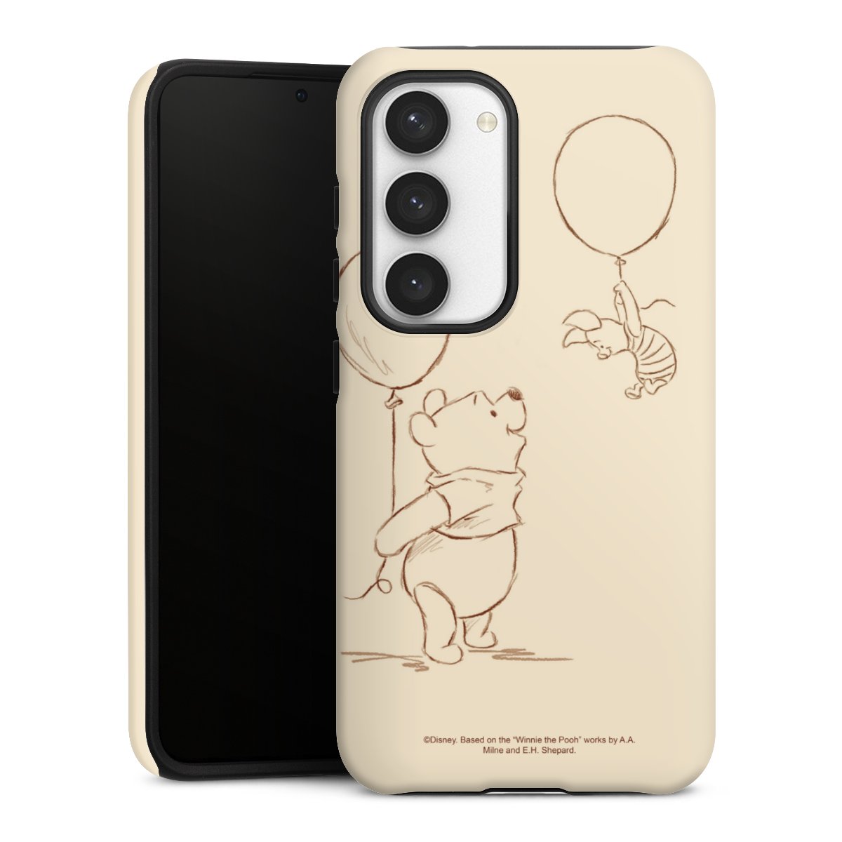 Galaxy S23 Handy Panzer Handyhülle robuste Outdoor Hülle Schutzhülle matt Official Licensed Product Winnie The Pooh Disney Tough Case