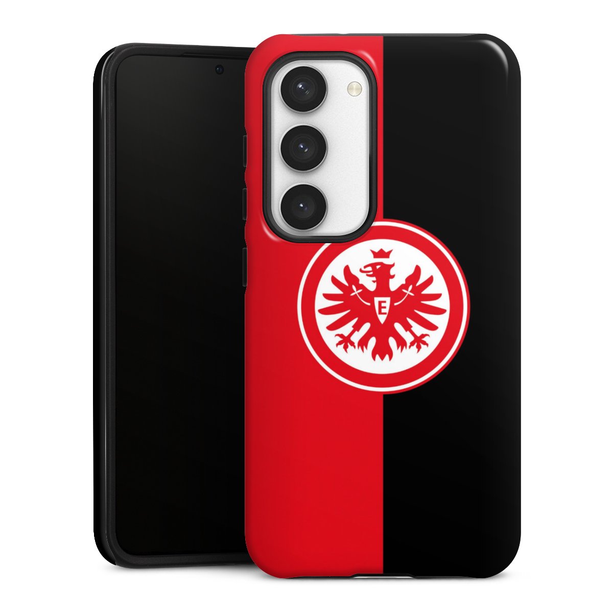 Galaxy S23 Handy Panzer Handyhülle robuste Outdoor Hülle Schutzhülle glänzend Official Licensed Product Eintracht Frankfurt Sge Tough Case