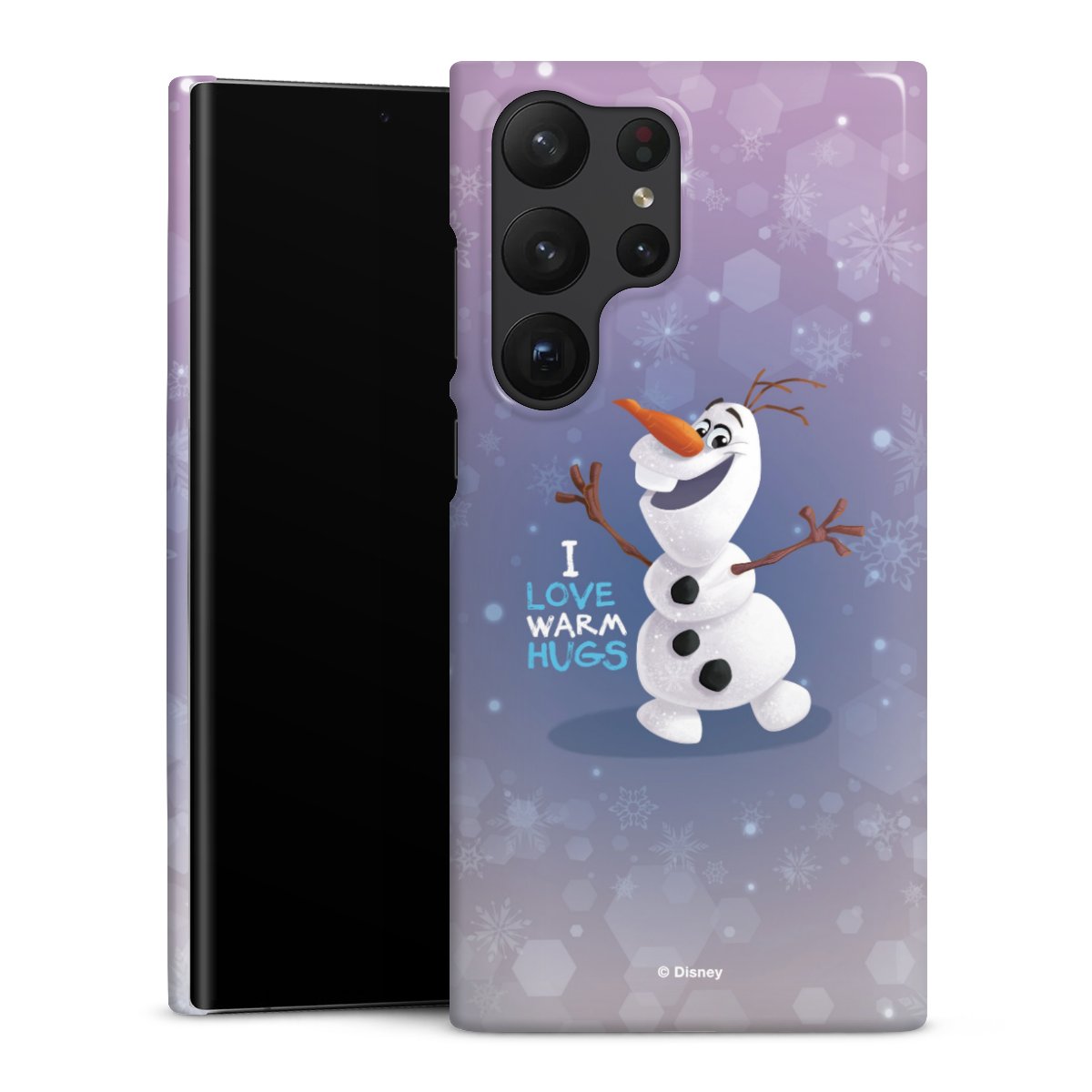 Galaxy S23 Ultra Handy Premium Case Smartphone Handyhülle Schutzhülle glänzend Frozen Frozen Olaf Official Licensed Product Premium Case