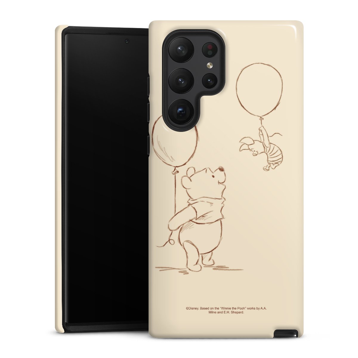 Galaxy S23 Ultra Handy Panzer Handyhülle robuste Outdoor Hülle Schutzhülle glänzend Official Licensed Product Winnie The Pooh Disney Tough Case