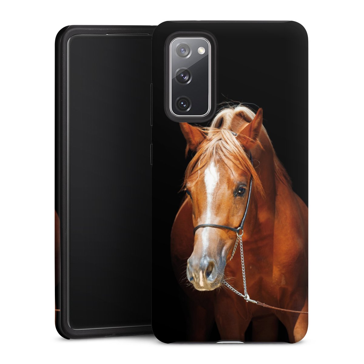 Galaxy S20 FE Handy Panzer Handyhülle robuste Outdoor Hülle Schutzhülle matt Mare Horse Hobby Tough Case