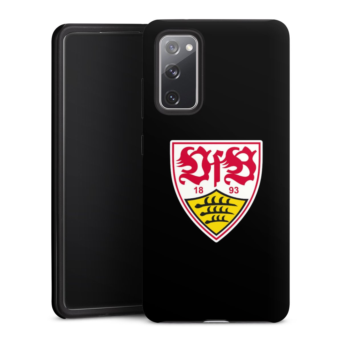 Galaxy S20 FE Handy Panzer Handyhülle robuste Outdoor Hülle Schutzhülle matt Vfb Stuttgart Official Licensed Product Coat Of Arms Tough Case