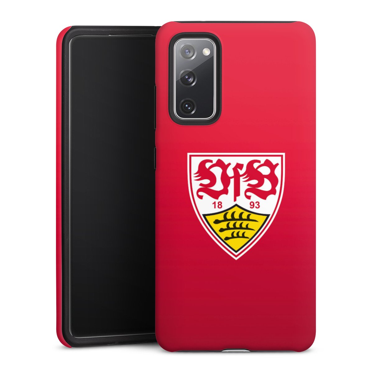 Galaxy S20 FE Handy Panzer Handyhülle robuste Outdoor Hülle Schutzhülle matt Official Licensed Product Vfb Stuttgart Tough Case