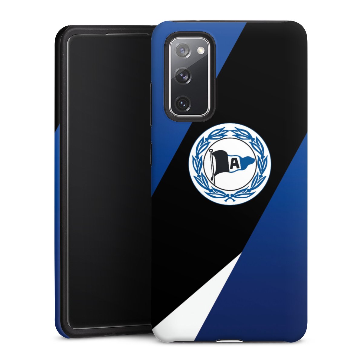 Galaxy S20 FE Handy Panzer Handyhülle robuste Outdoor Hülle Schutzhülle matt Official Licensed Product Arminia Bielefeld Dsc Tough Case