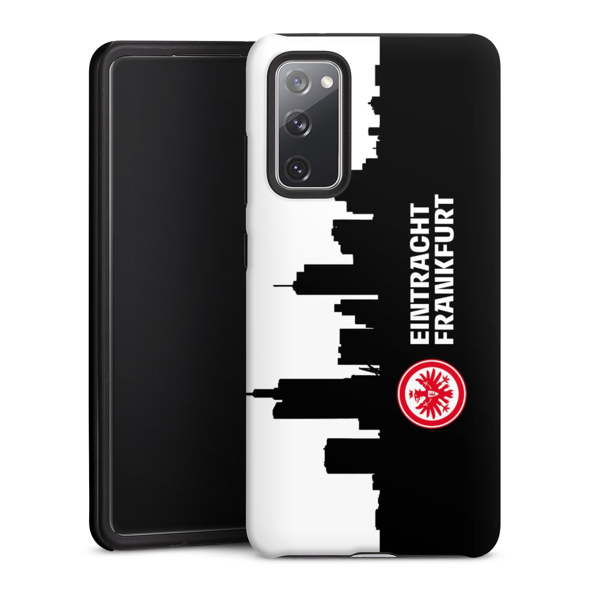 Galaxy S20 FE Handy Panzer Handyhülle robuste Outdoor Hülle Schutzhülle matt Sge Eintracht Frankfurt Official Licensed Product Tough Case