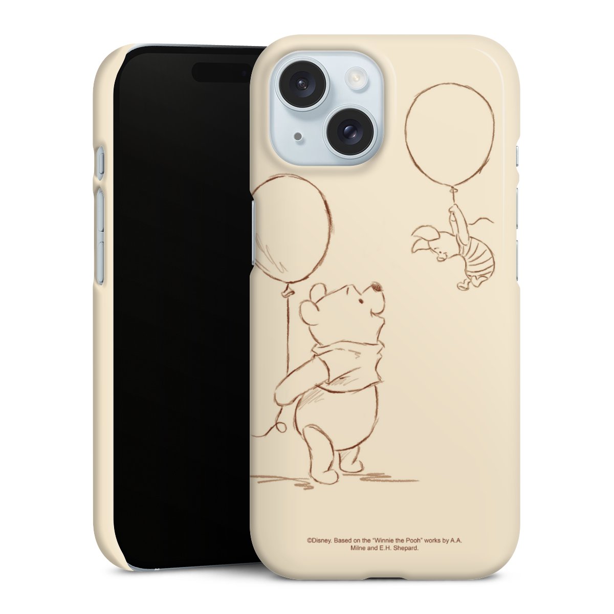 iPhone 15 Handy Premium Case Smartphone Handyhülle Schutzhülle glänzend Official Licensed Product Winnie The Pooh Disney Premium Case