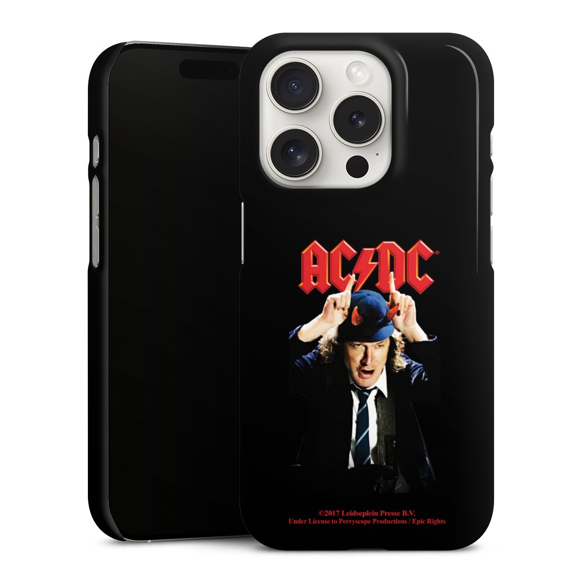 iPhone 15 Pro Handy Premium Case Smartphone Handyhülle Schutzhülle glänzend Merchandise Acdc Riverplate Premium Case