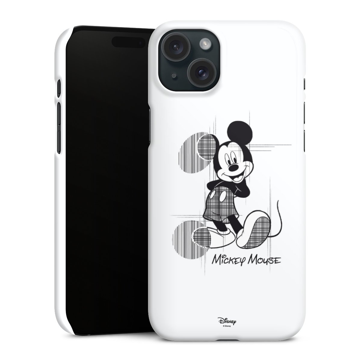 iPhone 15 Plus Handy Premium Case Smartphone Handyhülle Schutzhülle glänzend Disney Official Licensed Product Mickey Mouse Premium Case