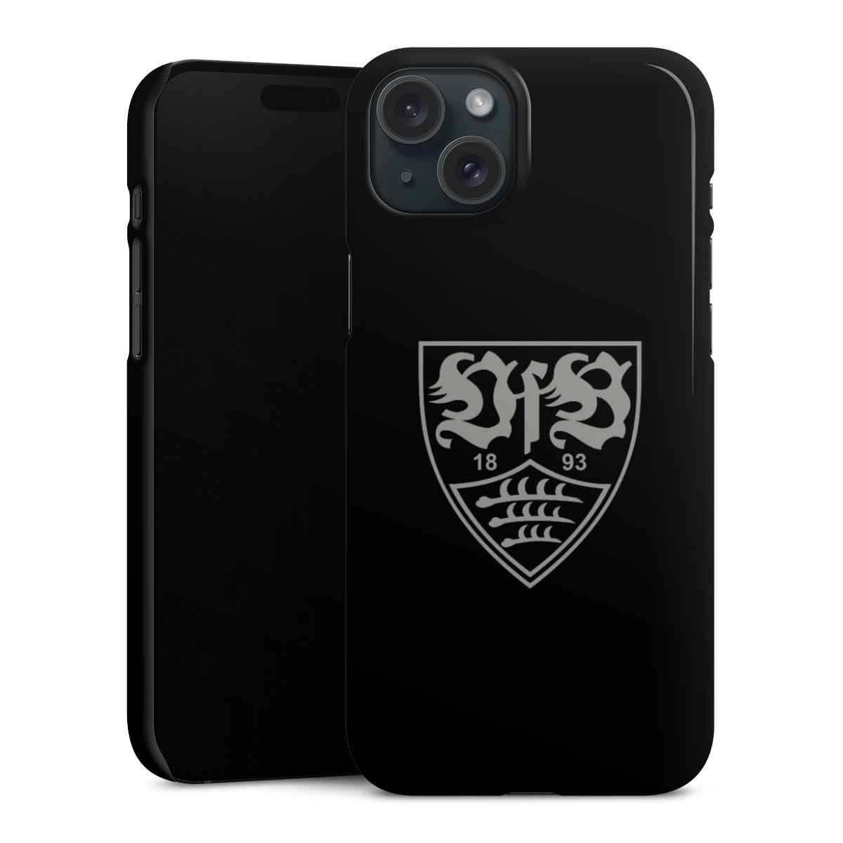 iPhone 15 Plus Handy Premium Case Smartphone Handyhülle Schutzhülle glänzend Official Licensed Product Vfb Stuttgart Premium Case