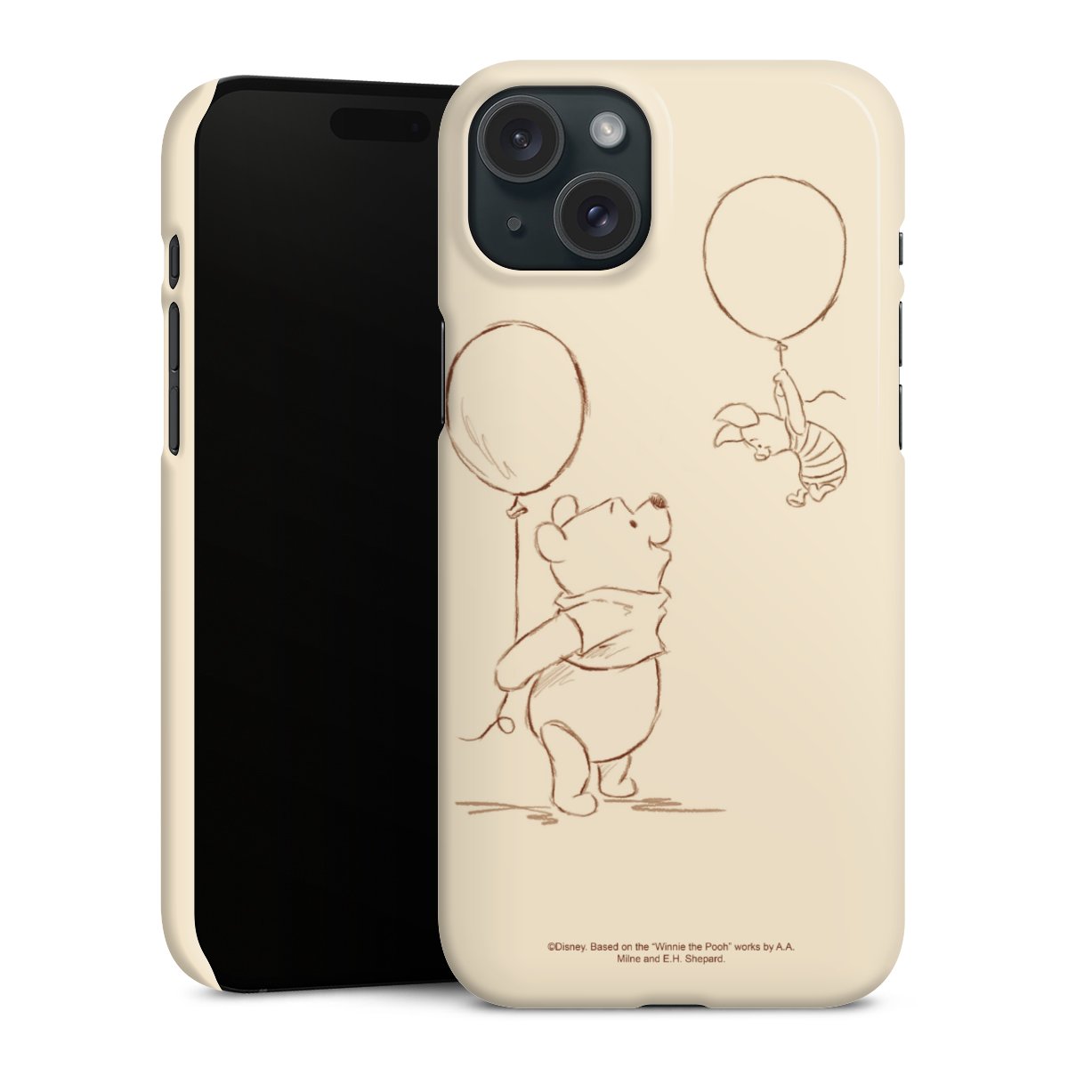 iPhone 15 Plus Handy Premium Case Smartphone Handyhülle Schutzhülle glänzend Official Licensed Product Winnie The Pooh Disney Premium Case