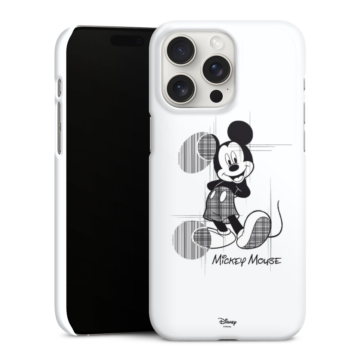 iPhone 15 Pro Max Handy Premium Case Smartphone Handyhülle Schutzhülle glänzend Disney Official Licensed Product Mickey Mouse Premium Case