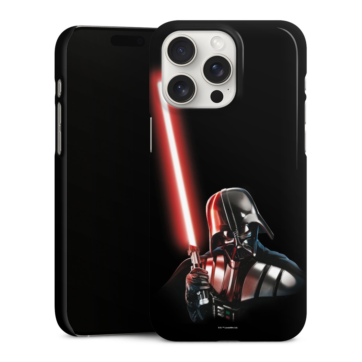 iPhone 15 Pro Max Handy Premium Case Smartphone Handyhülle Schutzhülle glänzend Star Wars Merchandise Darth Vader Premium Case