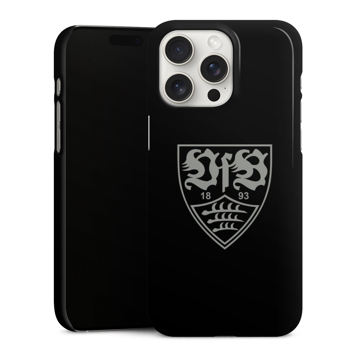 iPhone 15 Pro Max Handy Premium Case Smartphone Handyhülle Schutzhülle glänzend Official Licensed Product Vfb Stuttgart Premium Case